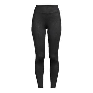 Faux-Suede Black Leggings with Pockets